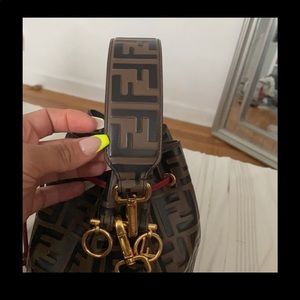 Short fendi strap